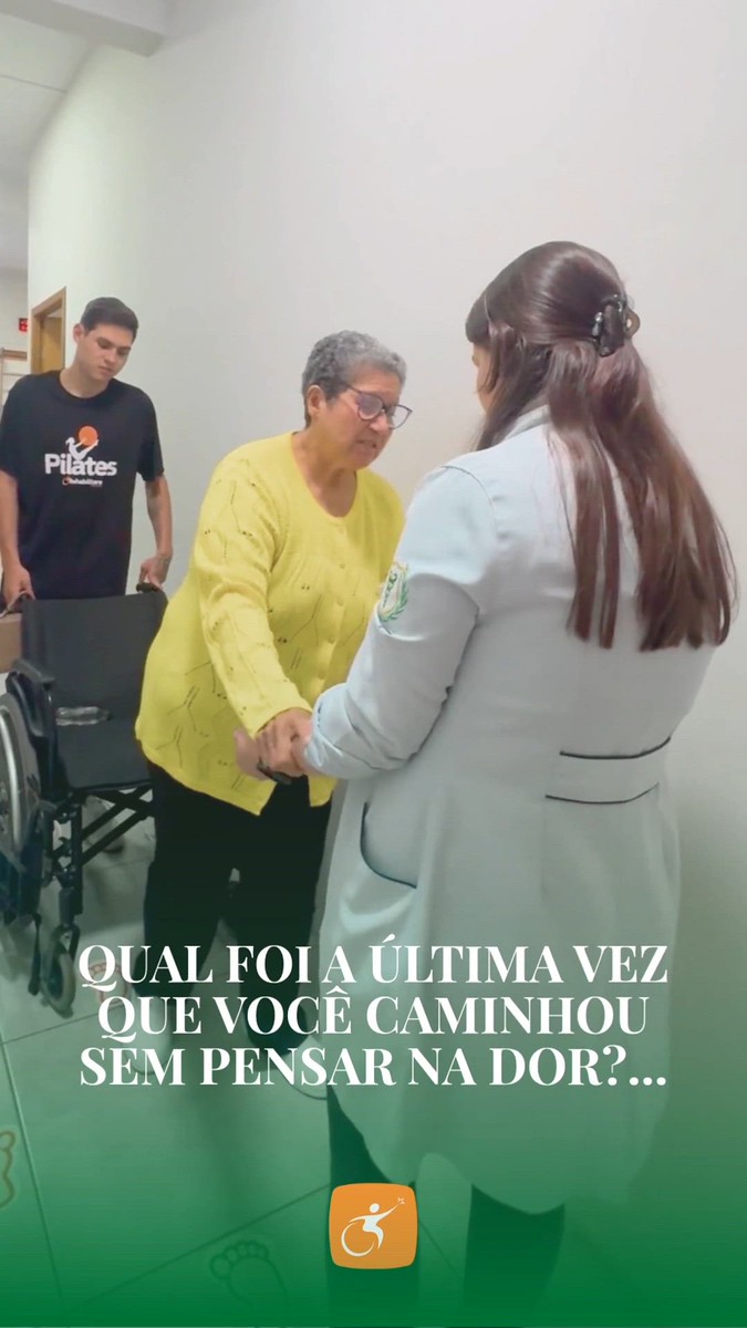 Teste de equilíbrio conduzido por fisioterapeuta